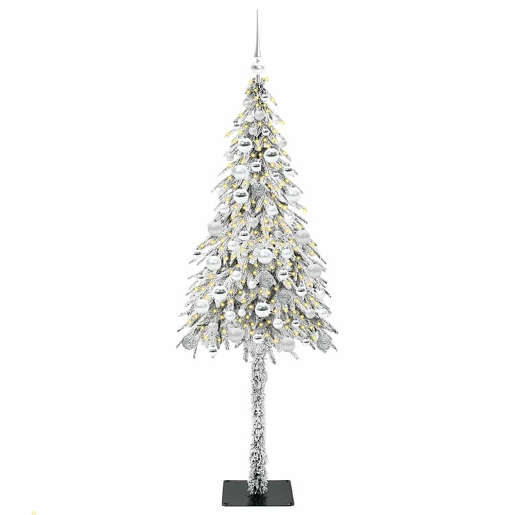 VidaXL Weihnachtsbaum mit 300 LEDs mit standardmäßigem weißem 180 cm PE und Stahl