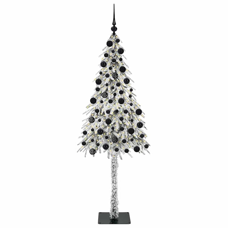 Vidaxx Weihnachtsbaum mit 300 LEDs mit standardmäßigem weißem 210 cm PE und Stahl