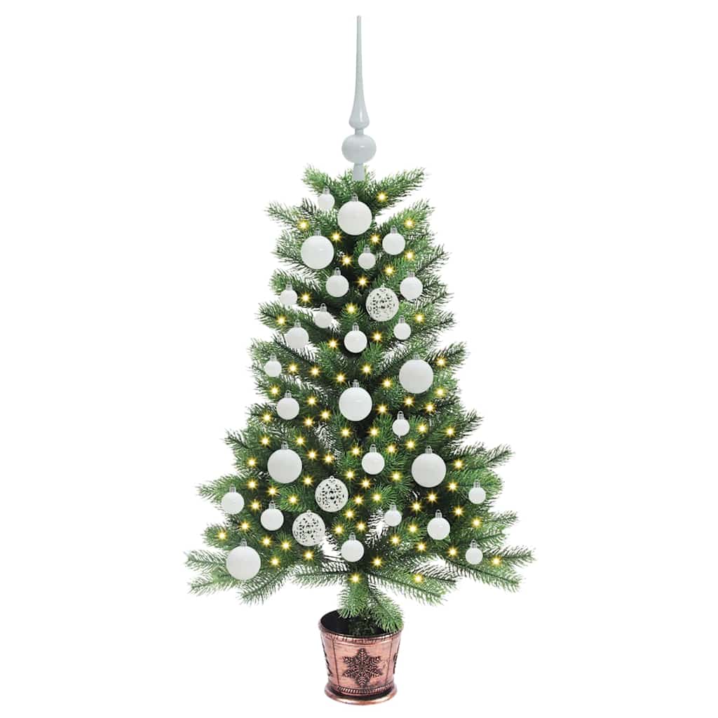 VidaXL Weihnachtsbaum mit 150 LEDs mit Standard grün 90 cm PE