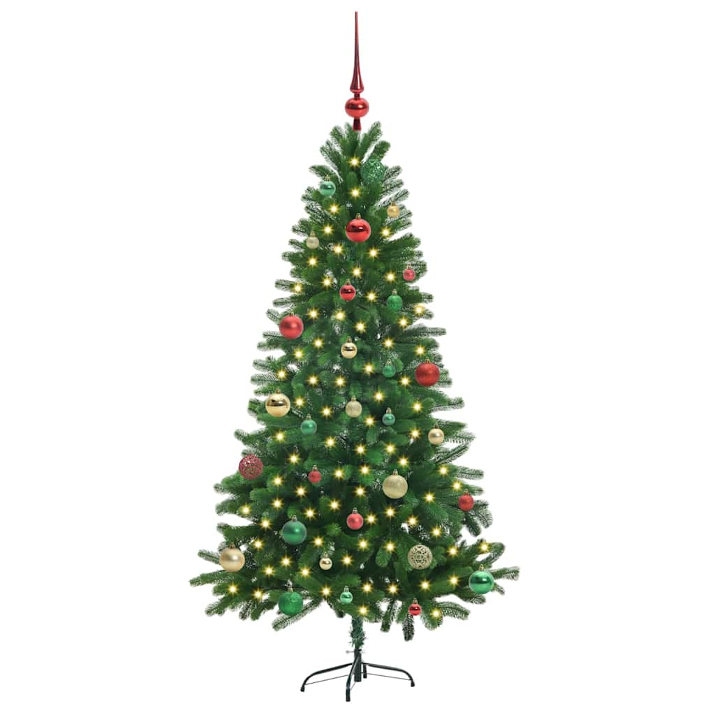 VidaXL Weihnachtsbaum mit 150 LEDs mit Standard-Grün 150 cm PE