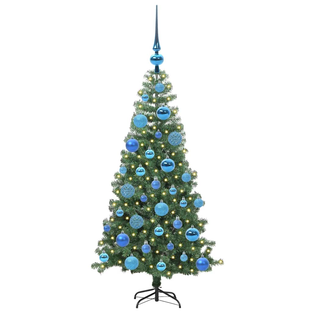 VidaXL Weihnachtsbaum mit 150 LEDs mit standardmäßigem grünem 120 cm PVC