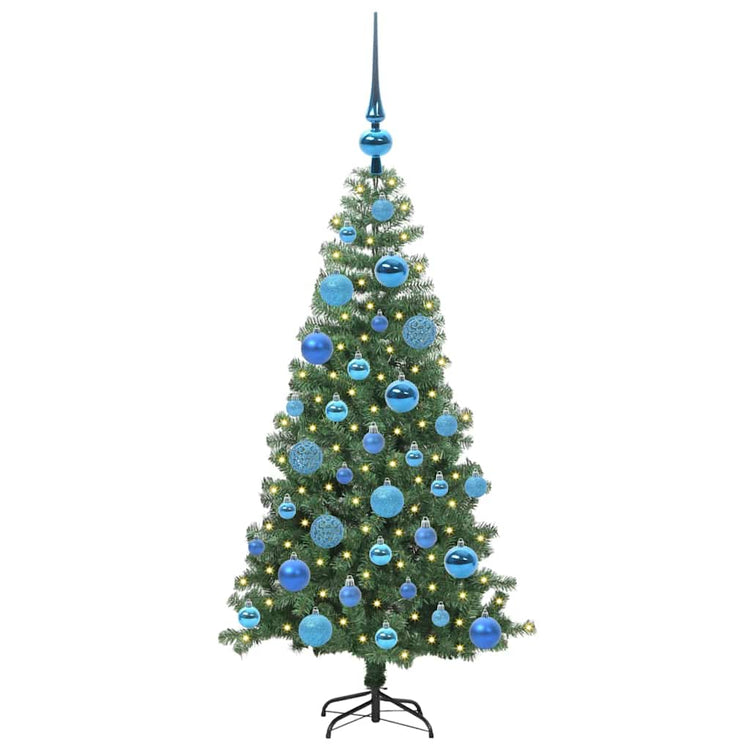 VidaXL Weihnachtsbaum mit 150 LEDs mit standardmäßigem grünem 120 cm PVC