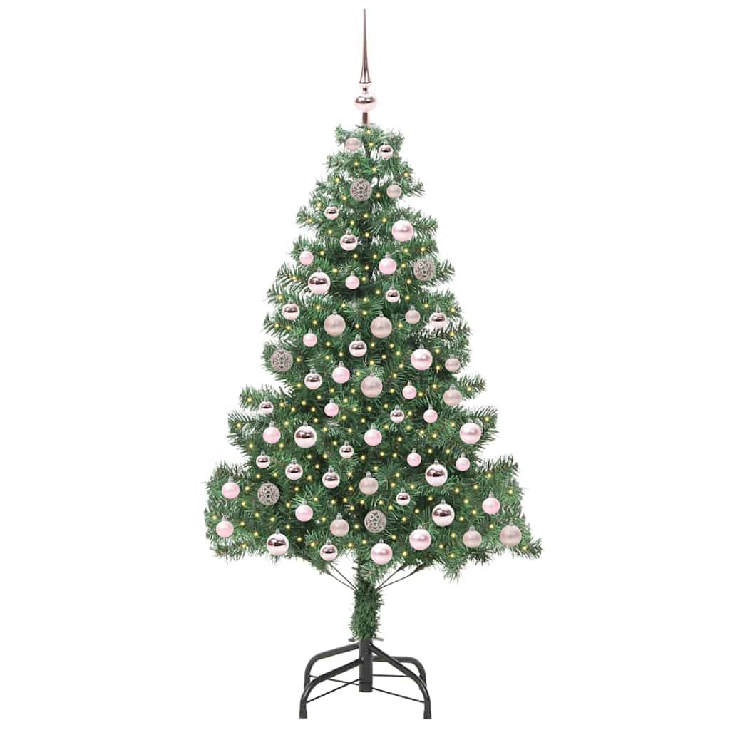 VidaXL Weihnachtsbaum mit 300 LEDs mit standardmäßigem grünem 210 cm PVC