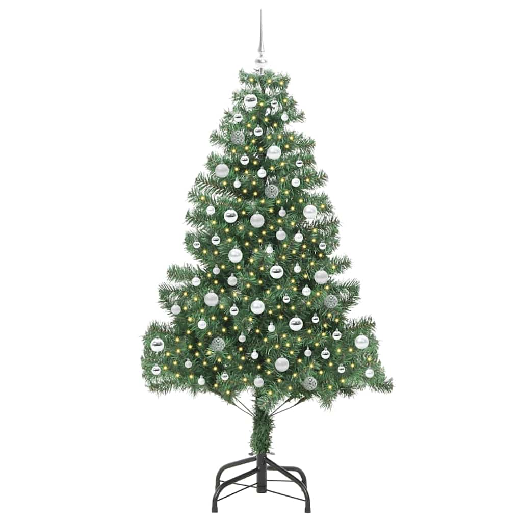 VidaXL Weihnachtsbaum mit 300 LEDs mit standardmäßigem grünem 210 cm PVC