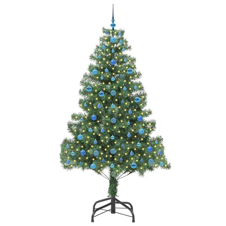 VidaXL Weihnachtsbaum mit 300 LEDs mit standardmäßigem grünem 210 cm PVC
