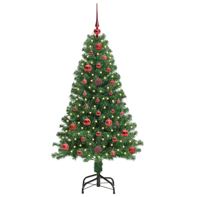 Vidaxx künstlicher Weihnachtsbaum grün 120 cm PVC und Stahl und Kunststoff