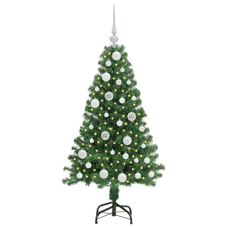 Vidaxx künstlicher Weihnachtsbaum grün 120 cm PVC und Stahl und Kunststoff