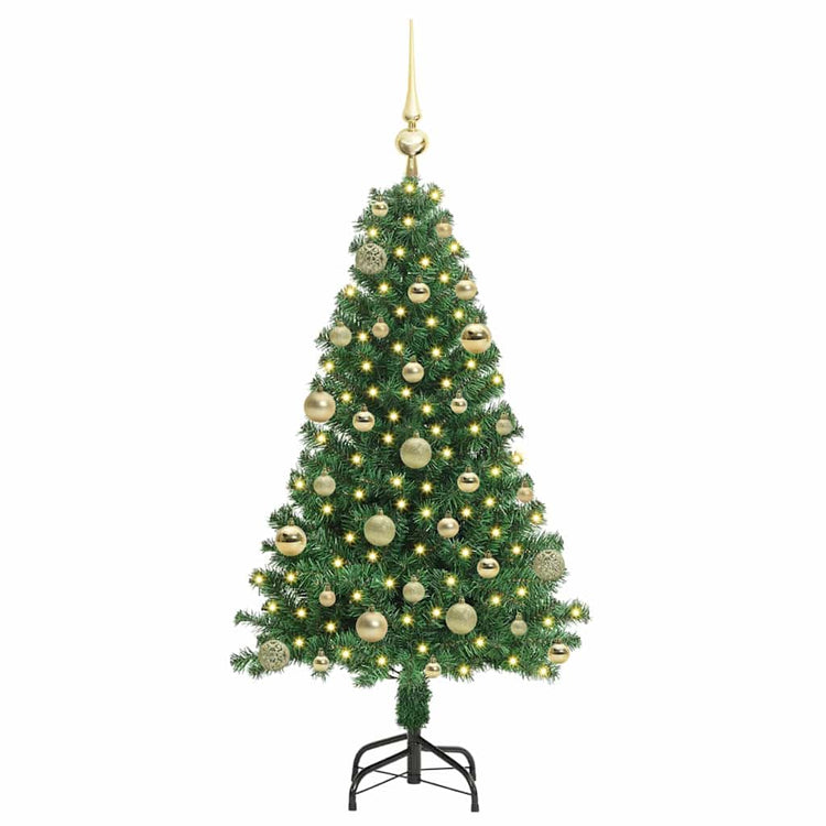 Vidaxx künstlicher Weihnachtsbaum grün 120 cm PVC und Stahl und Kunststoff