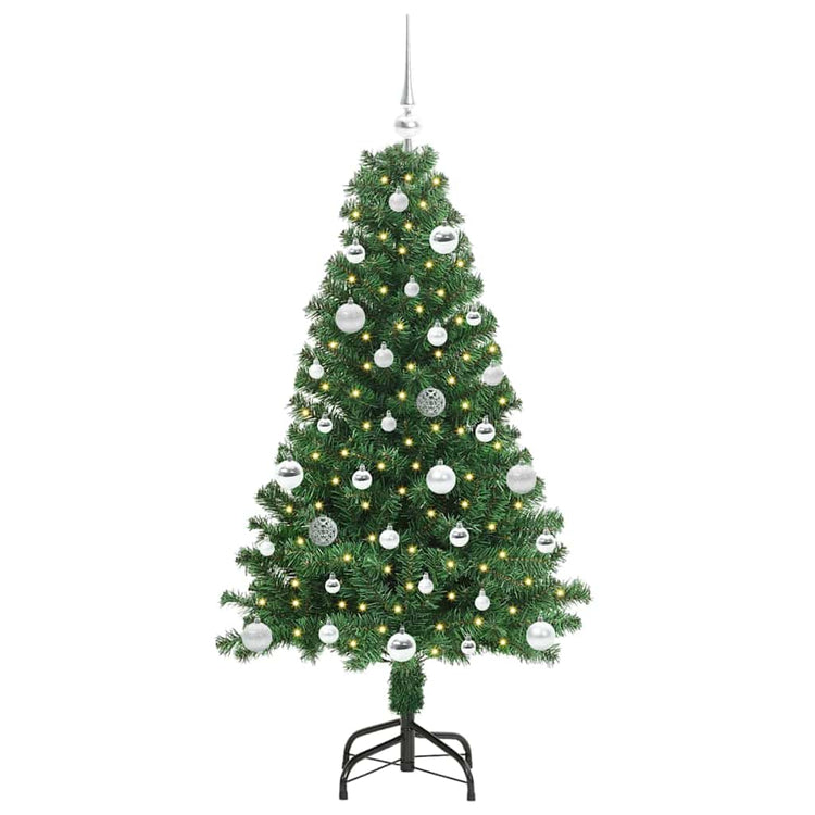 Vidaxx künstlicher Weihnachtsbaum grün 150 cm PVC und Stahl und Kunststoff