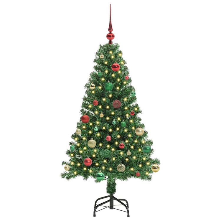 Vidaxx künstlicher Weihnachtsbaum grün 150 cm PVC und Stahl und Kunststoff