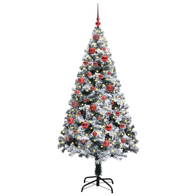 Künstlicher Weihnachtsbaum von Vidaxx mit 150 LEDs, weiß, 150 cm, PVC und Stahl und Kunststoff