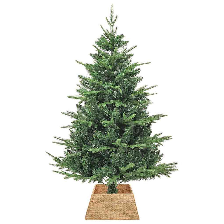 Vidaxx Weihnachtsbaumkragen braun 50 x 50 x 25 cm Wasserhyazinthe