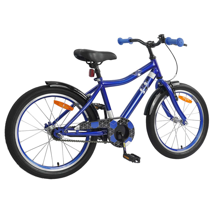 VidaXL Kinderfahrrad 20 Zoll für 6-11 Jahre, dunkelblau