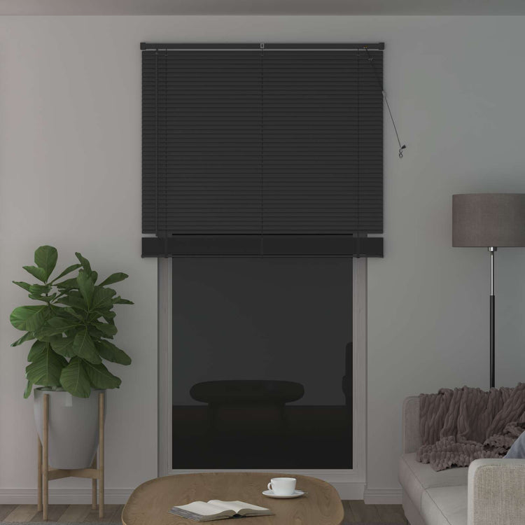 Vidaxx Jalousie verstellbar silbergrau 213 x 120 cm PVC