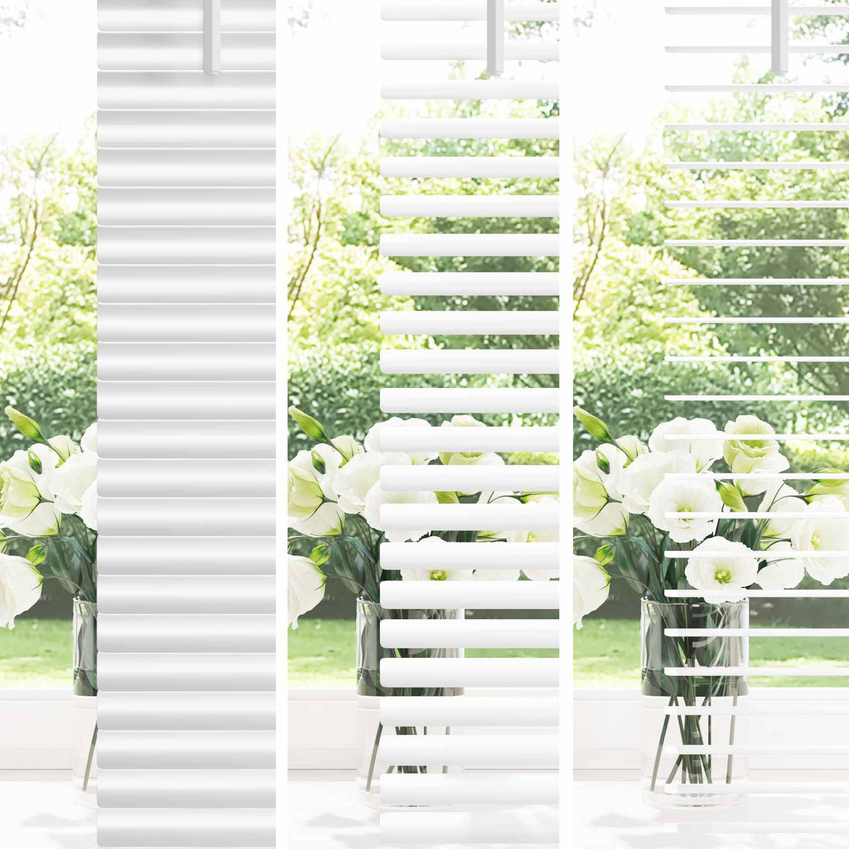 Vidaxx Jalousie verstellbar weiß 213 x 130 cm PVC