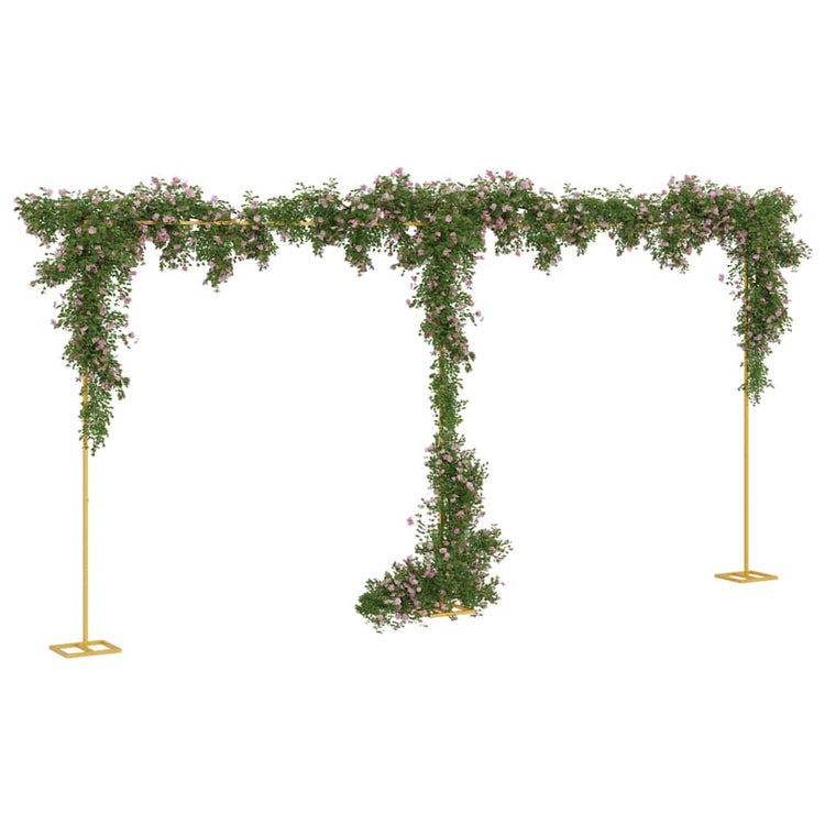 VidaXL Hochzeitskante Gold 657 x 35 x 300 cm Stahl