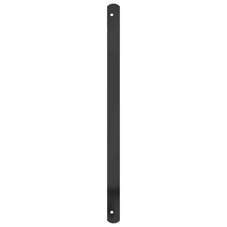 Vidaxx Fenstergitter schwarz 75,5 x 60 cm pulverbeschichteter Stahl