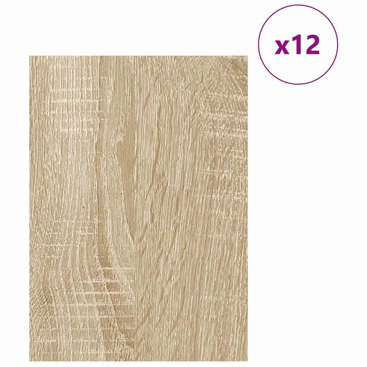 Vidaxx Dekorplatten 12 Stück Sonoma-Eiche 30 x 42 x 0,27 cm Holzwerkstoff