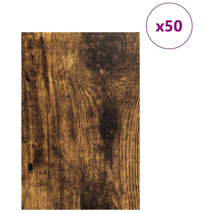 Vidaxx Dekorplatten 50 Stück Räuchereiche 40 x 60 x 0,27 cm