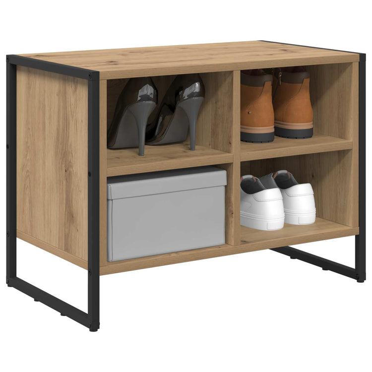 Vidaxxl Schuhschrank Artisan Eiche 60 x 35 x 44 cm Holzwerkstoff