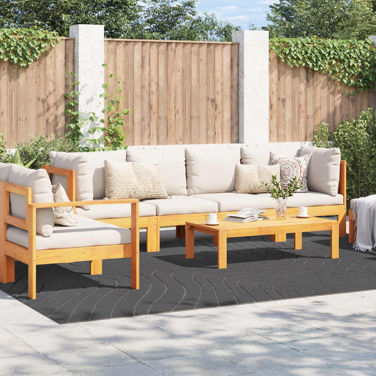 Vidaxx Teppiche rechteckig Huarte Anthrazit 280 x 200 cm Polyester