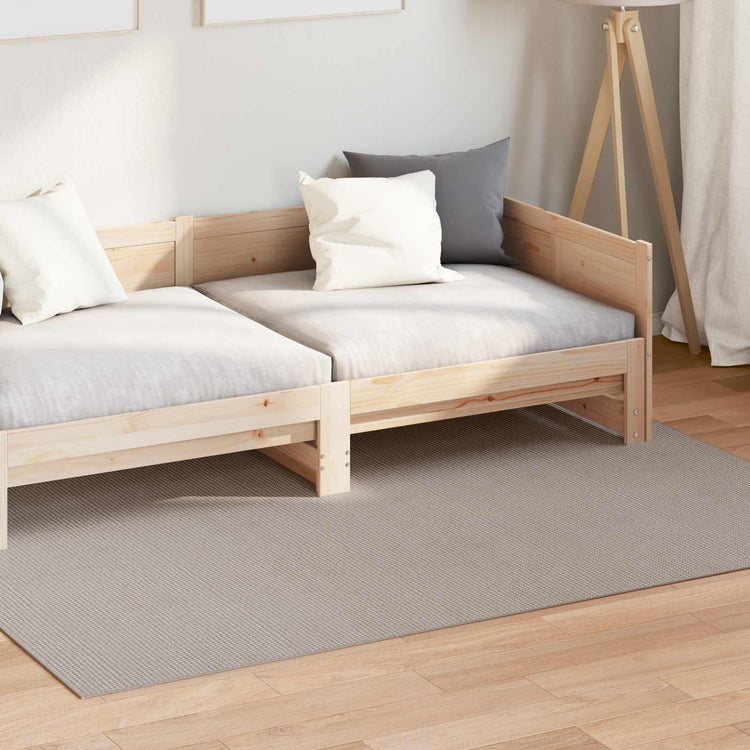 VidaXL Teppiche Huarte Creme und Taupe 200 x 140 cm Polyester