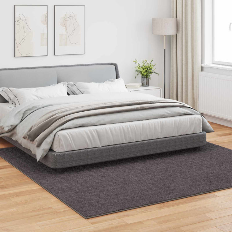 Vidaxx Teppiche quadratisch Huarte Anthrazit 240 x 240 cm Polyester
