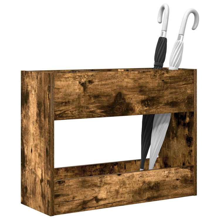 Vidaxx Regenschirm Standard Räuchereiche 65 x 24 x 50 cm verarbeitetes Holz
