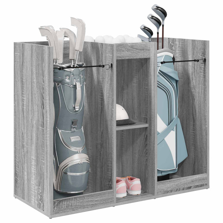 Vidaxl Golfschrank schlicht grau Sonoma 102 x 45 x 85,5 cm