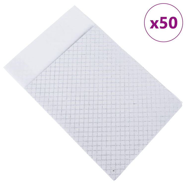 Vidaxxl Vliesstoff-Trainingsunterlage für Haustiere, 50 Stück, 90 x 60 cm
