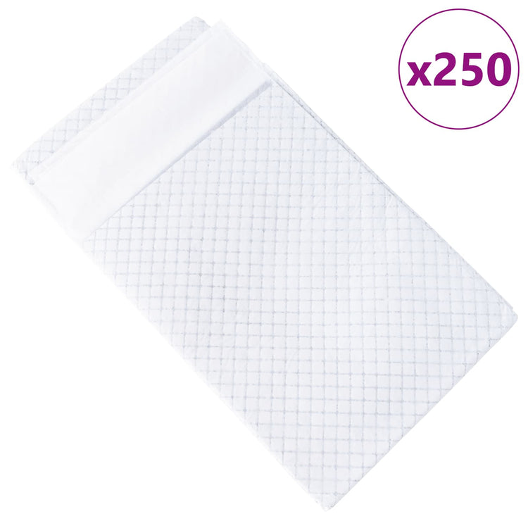 Vidaxxl Vliesstoff-Trainingsunterlage für Haustiere, 300 Stück, 120 x 80 cm