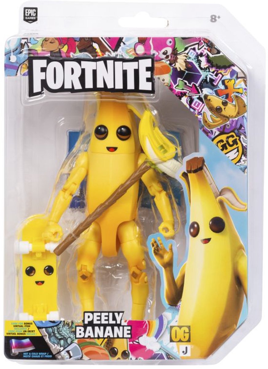 Jazwares Fortnite – 1 Figurenpaket (legendäre Serie) Peely