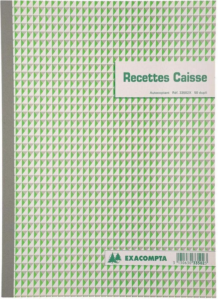 Exacompta-Quittungen, A4, französisches Dupli, 50 x 2 Blatt
