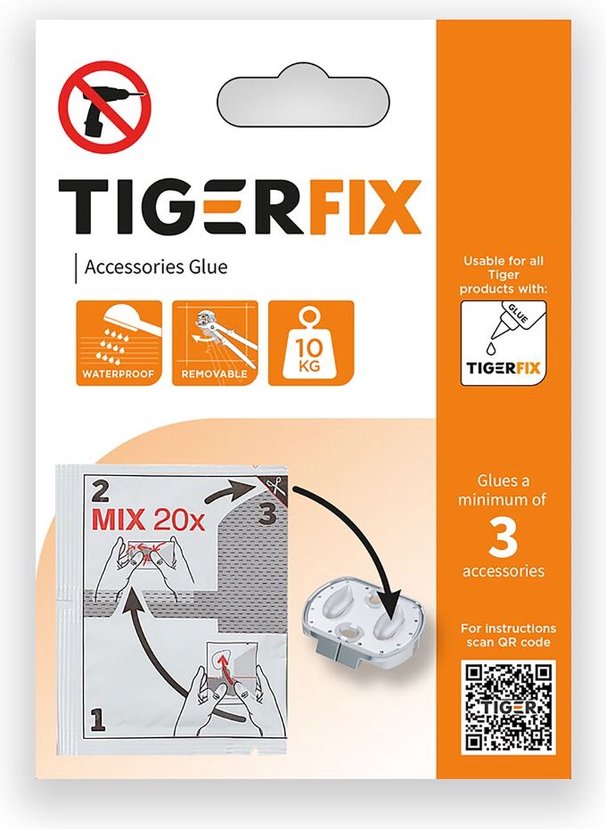 Tiger - Kleber fixieren - ohne Bohren - Kleber - Zubehör Kleber