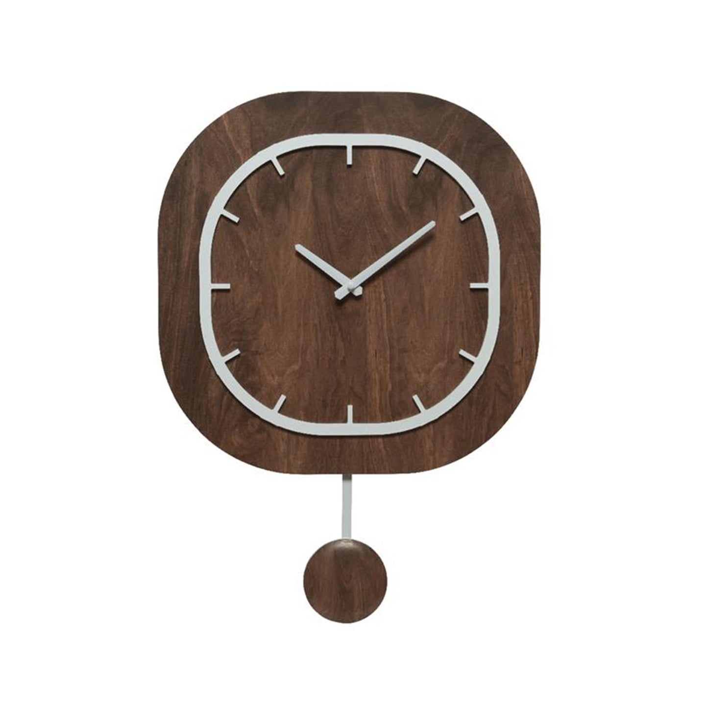 Decoris Uhr MDF B40-H56cm braun