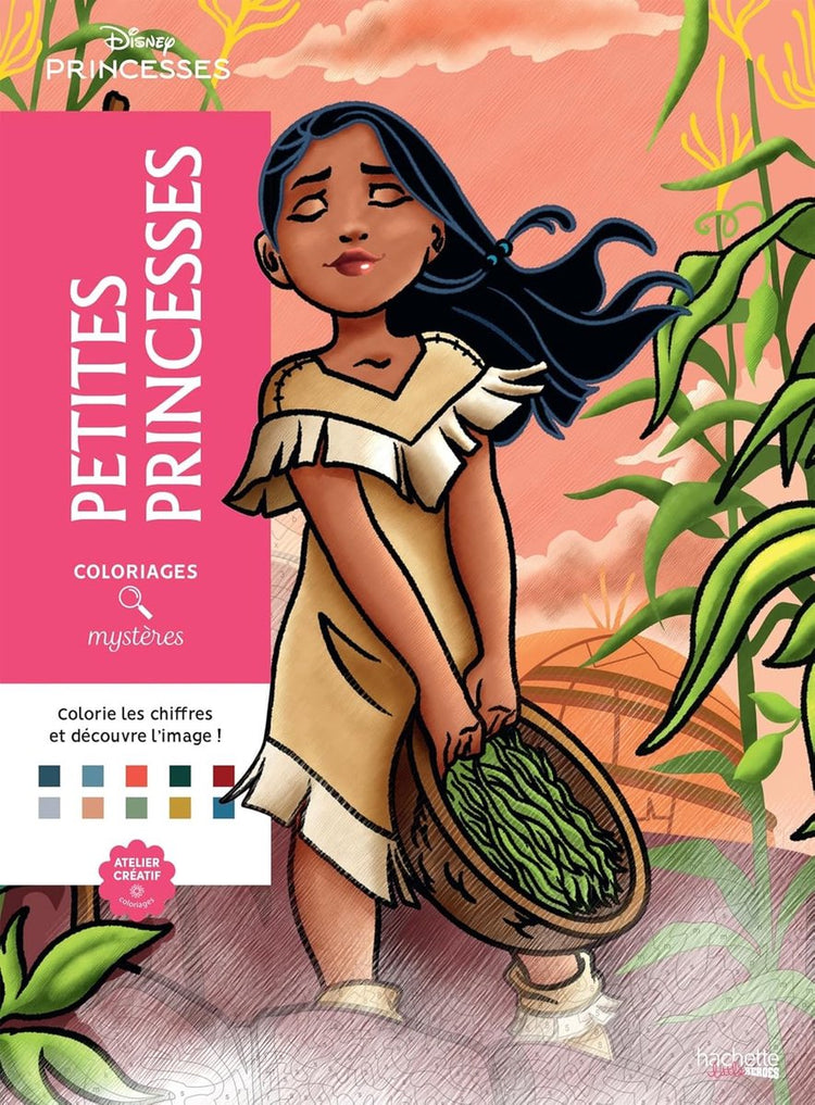 Hachette Heroes Coloriages Mystères Disney Petites Princesses – Malbuch „Malen nach Zahlen“ – Hachette