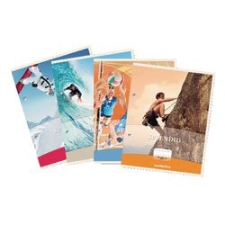 Ursus cblok splendid 70g m2 21x29,7cm kariert 10x10mm 2 Löcher recycelt 200 Seiten 100 Blatt