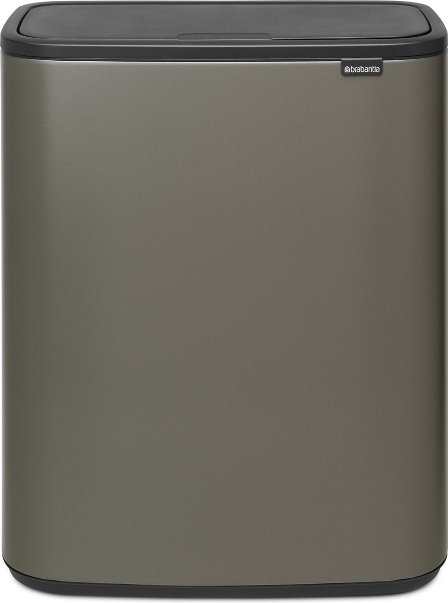 Brabantia Bo Touch Bin Abfallbehälter – 60 Liter – 1 Fach – Platin