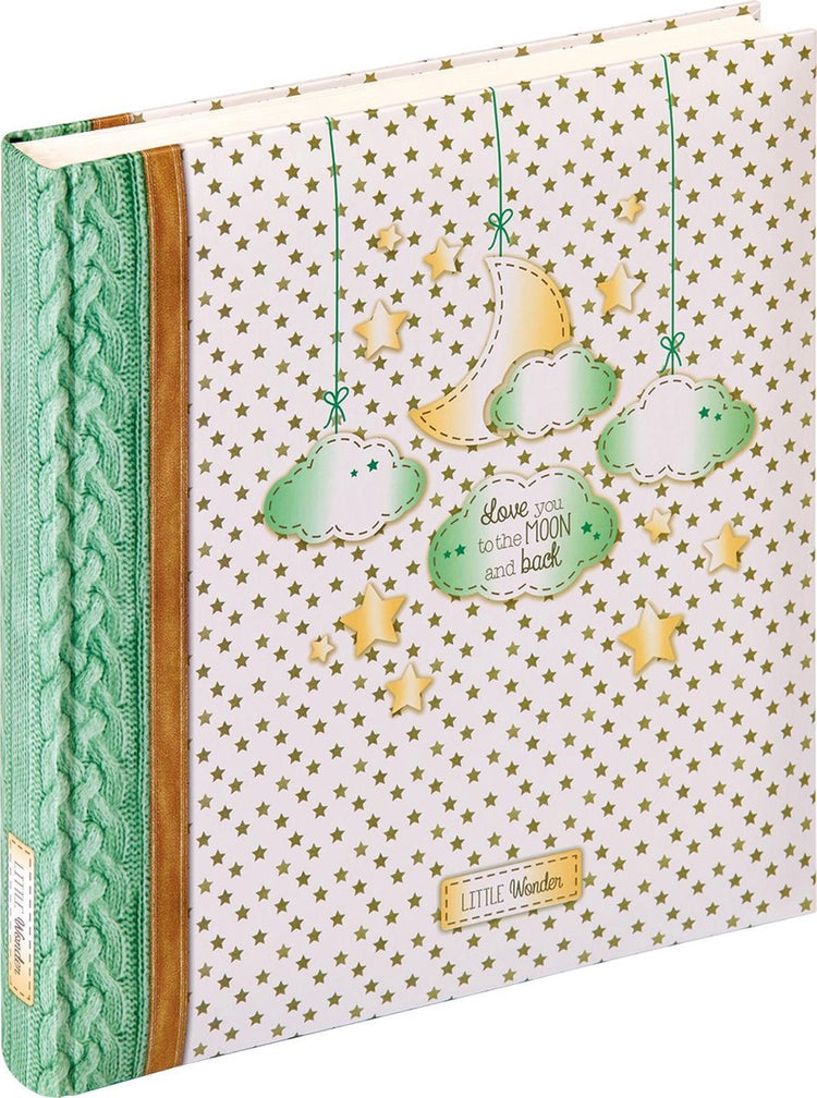 Walther uk-209 Little Wonder - Babyalbum - Größe 28 x 30,5 cm - Cremegrün