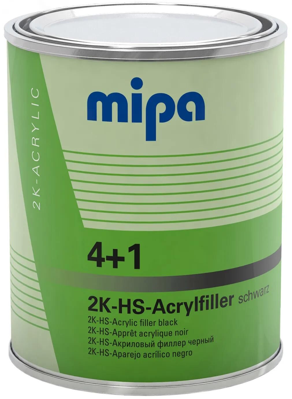 MIPA 4+1 Acrylfilter HS 1L Schwarz