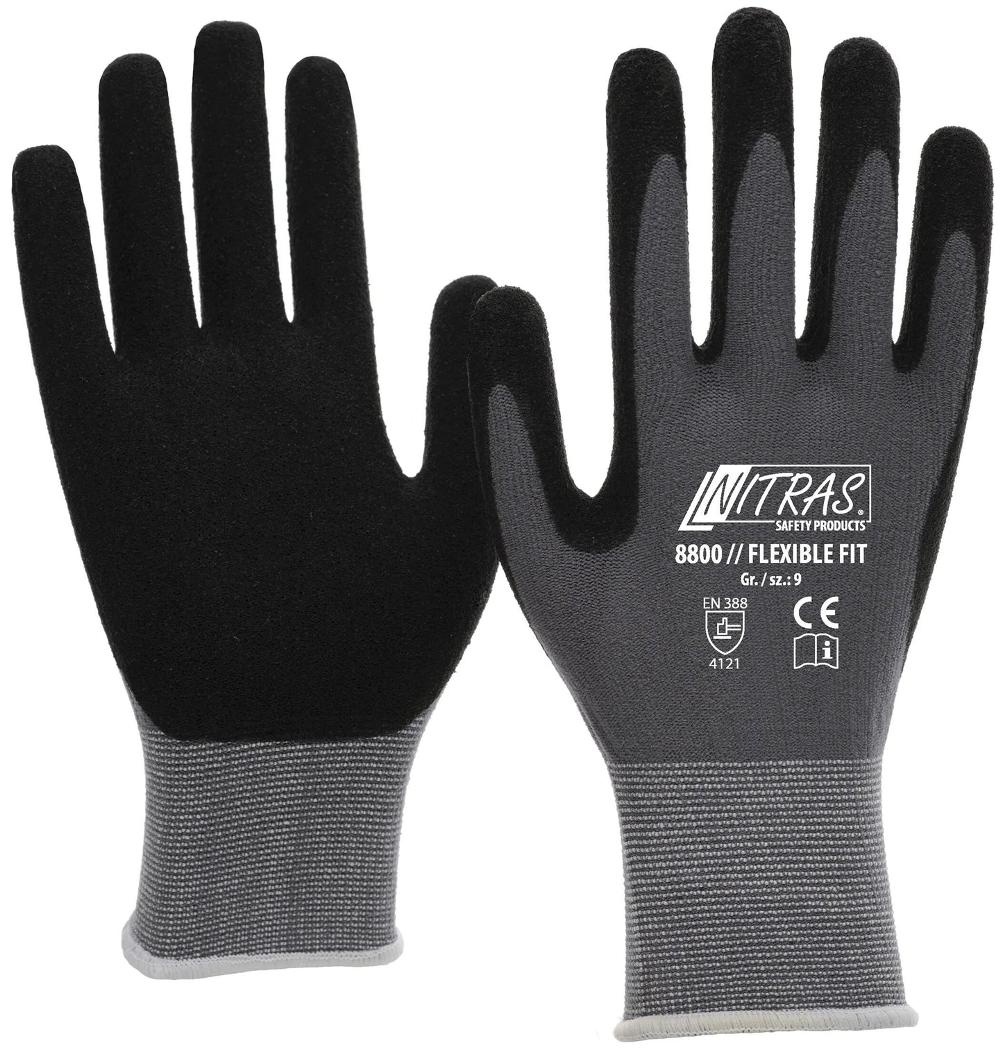 Nitras Safety Nitras Fine Strick Handschuh flexibler Passform