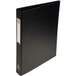 Ringbücher Exacompta Karton PP 26x32cm Rückenbreite 4cm schwarz 4-Ring-D-Mechanik