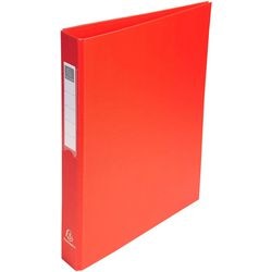 Ringbücher Exacompta Karton PP 26x32cm Rückenbreite 4cm rot 4-Ring-D-Mechanik
