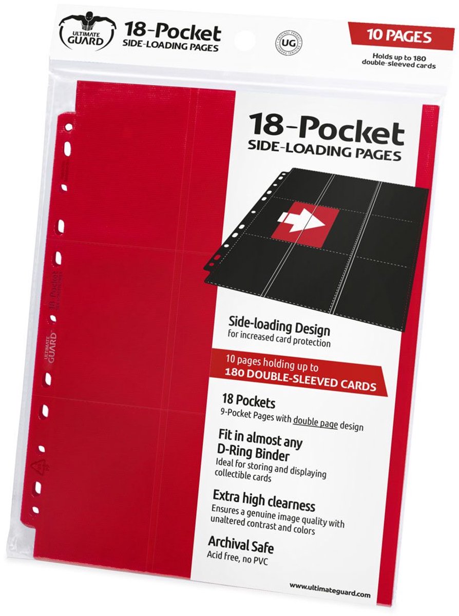 Ultimate Guard 18-Pocket-Seiten mit Seitenladefunktion (10) – hrsg