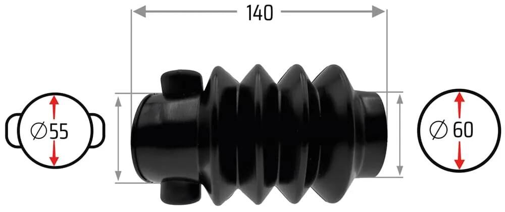 Nb-Teile Faltenbalg 55 60 mm nb-Teile