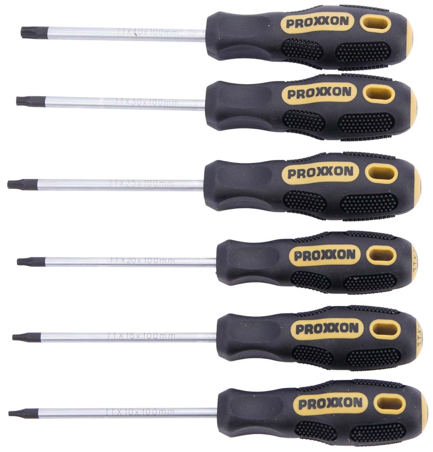 Proxxon -Schraubenfahrer setzt 6. Torx