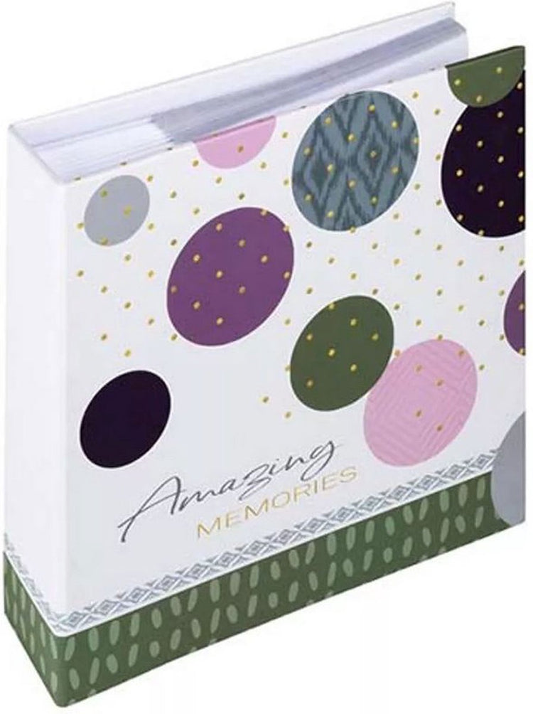 Walther Me-486-A Amazing Memories – Memo-Einsteckalbum – Größe 22,5 x 22,5 cm – 200 Fotos 10 x 15 cm – grün