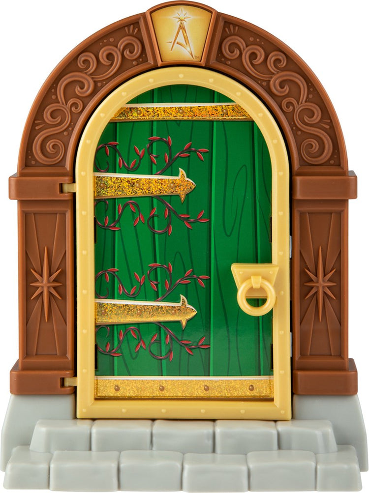 Elfe im Regal, zauberhafte Weihnachtselfentür für Kinder – Weihnachtsdekoration.