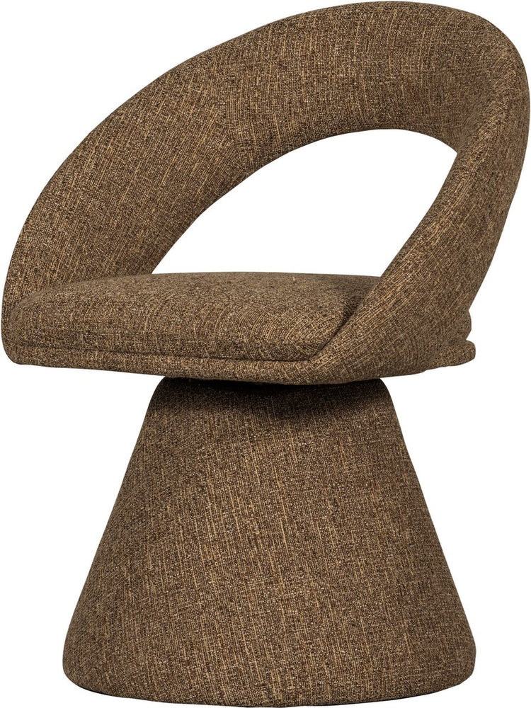 Woood Winter drehbarer Esszimmerstuhl – Sandmelange – 80 x 63 x 57