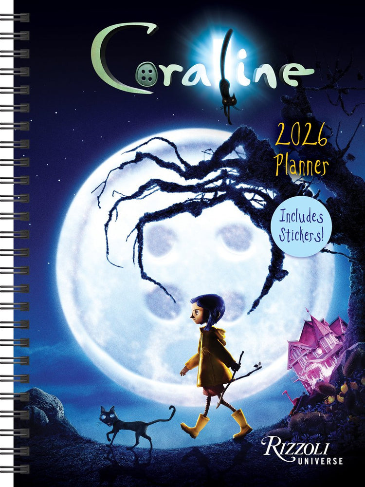 Rizzoli Universe Coraline 2026 Planerkalender (einschließlich Aufkleber)